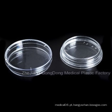 CE e FDA Certificado Plastic Petri Dish 70 * 15mm